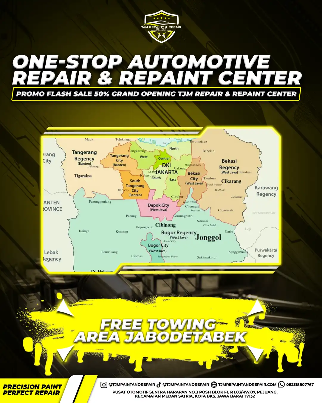 Free Towing Area Jabodetabek