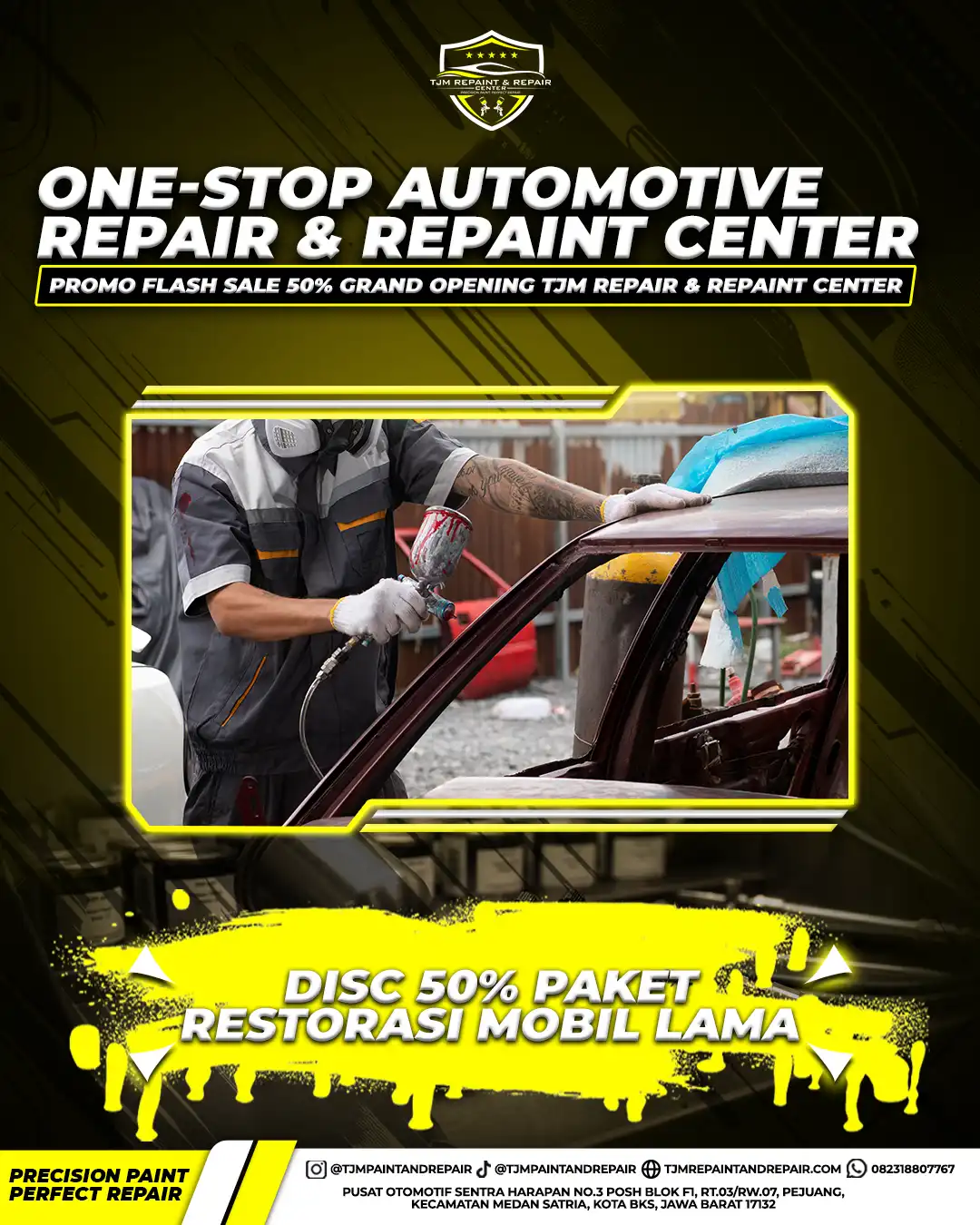 Disc 50% Paket Restorasi Mobil Lama